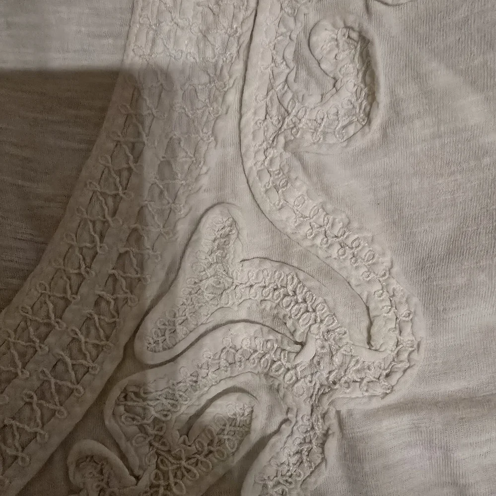 Ralph Lauren White Embroidered Top XXL - Picture 2 of 5